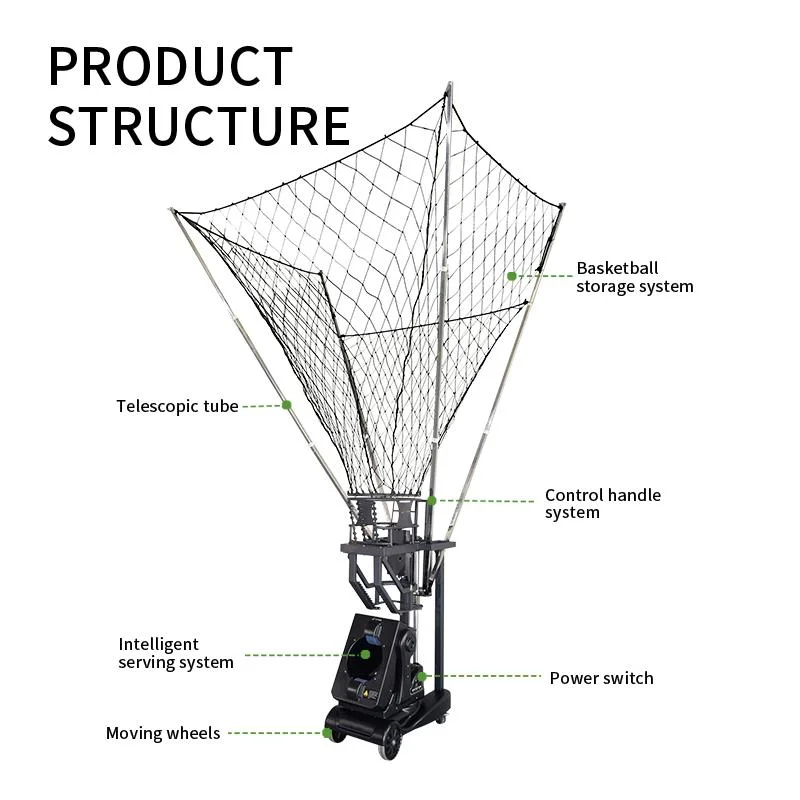 Siboasi Auto disparo de Baloncesto el equipo de entrenamiento de la máquina modelo K1800.