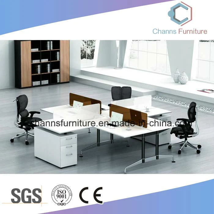 Hot Sale Straight Shape White Office Partition with Drawer CAS-W1858