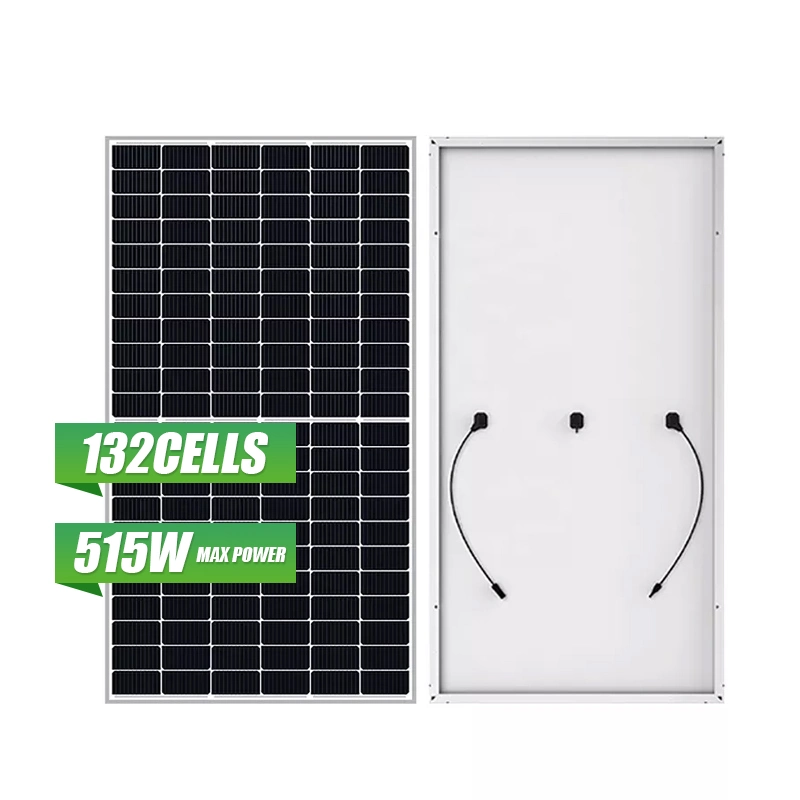 Energy Panels Half Cell 495W 500W 505W 510W 515W Mono A Grade Poly Photovoltaics for Solar Power System