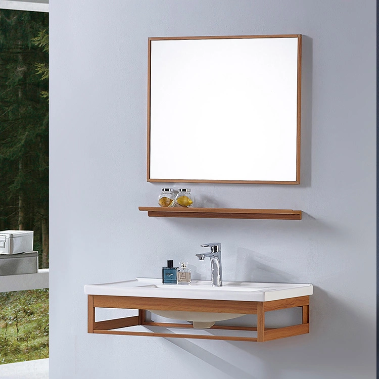 Factory Directly Bathroom Furniture Wall Mounted Cabinet Mirror Cabinet Waterproof Bathroom Aluminum Cabinet Vanity Set