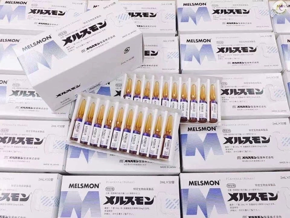 2022 New Human Placenta Japan Cellular Renewal Melsmon 2ml*50AMPS