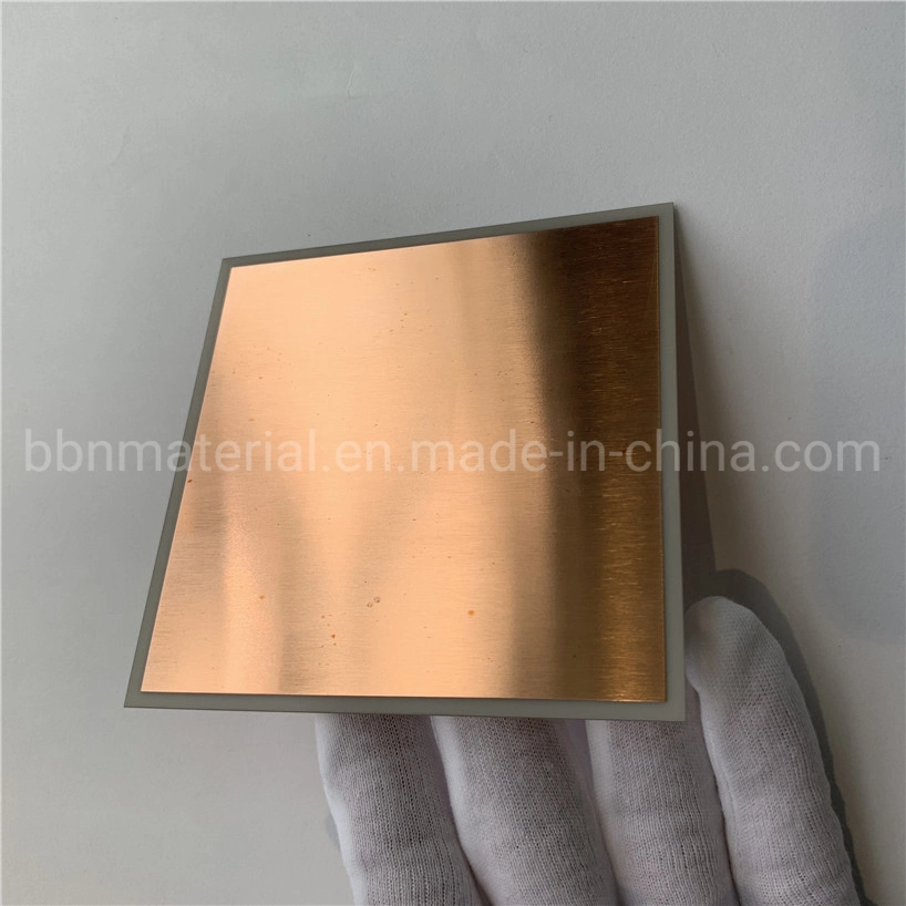 Metallized Cu Coating Alumina Nitride Ceramic Plate Aln Direct Bond Copper Substrate for Industry Use