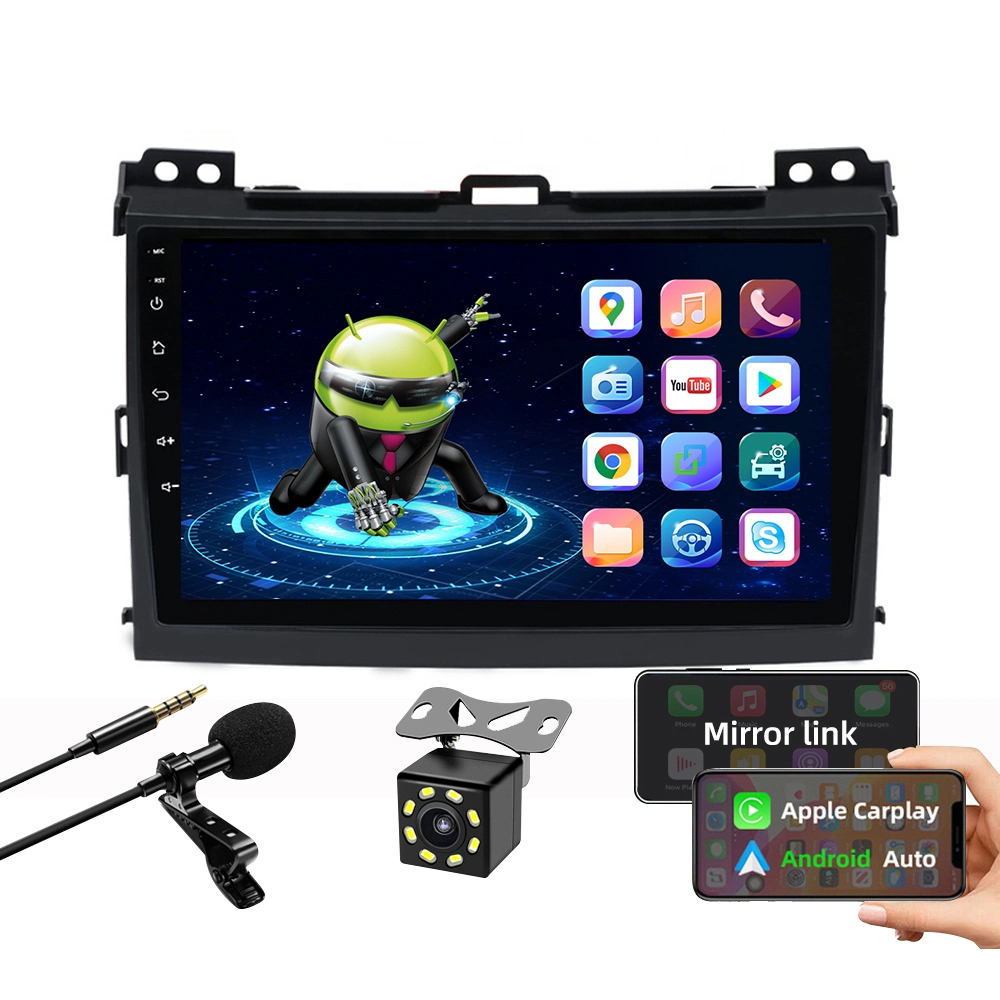 Jmance Best Selling 1024*600 HD Touch Screen Universal Android Car Radio GPS DVD Player for Toyota Land Cruiser Prado 2004