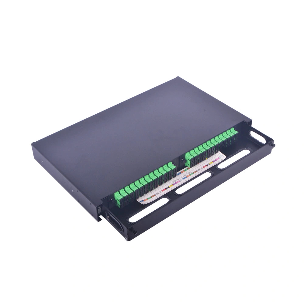 1ru 19 Inch 24-48 Core Optical Fiber Patch Panel