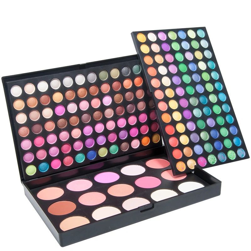 Wnm231 Spot Wholesale/Supplier 183 Colors Eye Shadow + Blush + Repairing Pearlescent Three-Layer Combination Makeup Palette Fashion Multi-Color Makeup