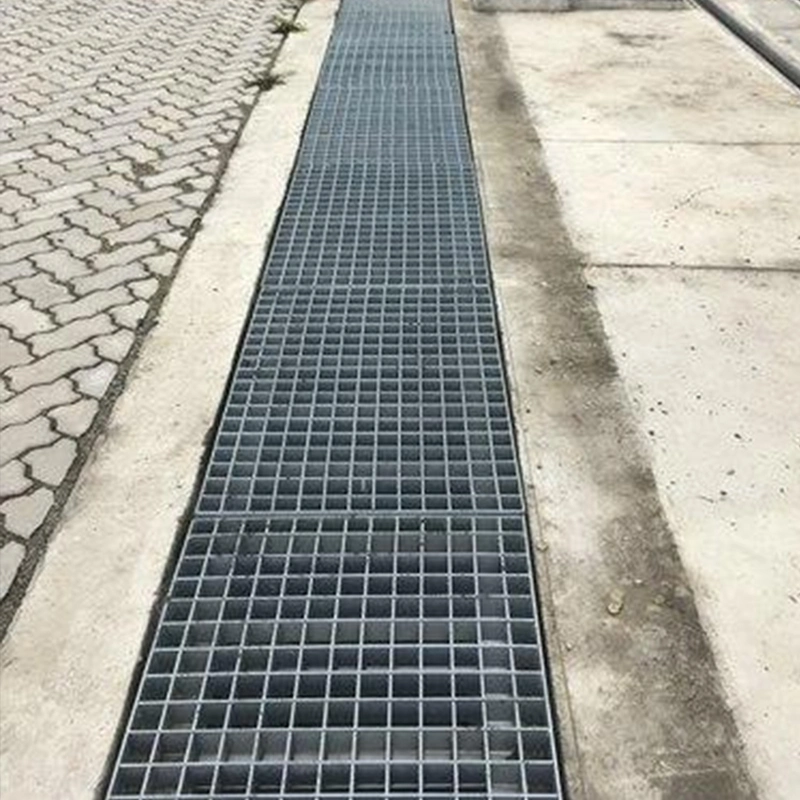 Factory Wholesale/Supplier Hot DIP Galvanized Drainage Steel Grating Steel Grating Drain/Trench Cover