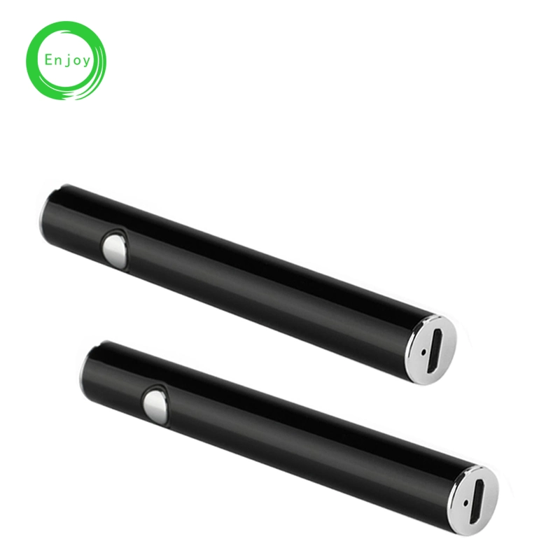 Logo personnalisé jetable 380 mAh câble USB bouton de charge Vape activé Batterie 510 filetage