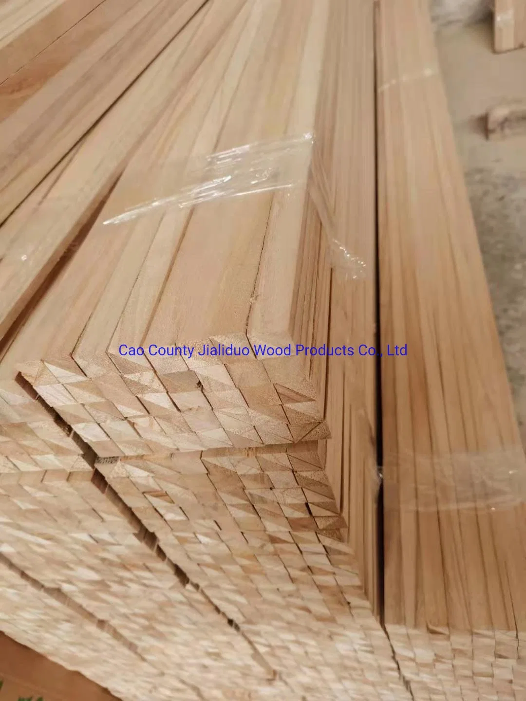 Paulownia Wooden Triangle Battens for Constructions