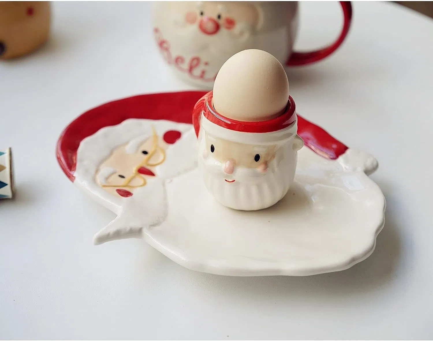 Creative Ceramic Christmas Egg Tray Display Stand Holders in Bulk