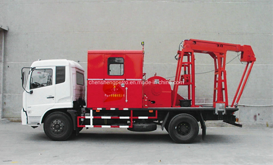 Front Mounted Hydraulic Mast Swabbing Unit Suction Unit Extract Oil Production Truck Oil Recovery Zyt Petroleum Equipment