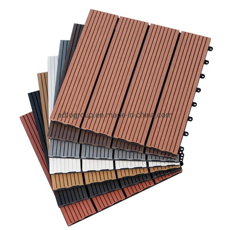 High Strength Eco-Friendly Plastic and Wood Composite WPC Floor Tile