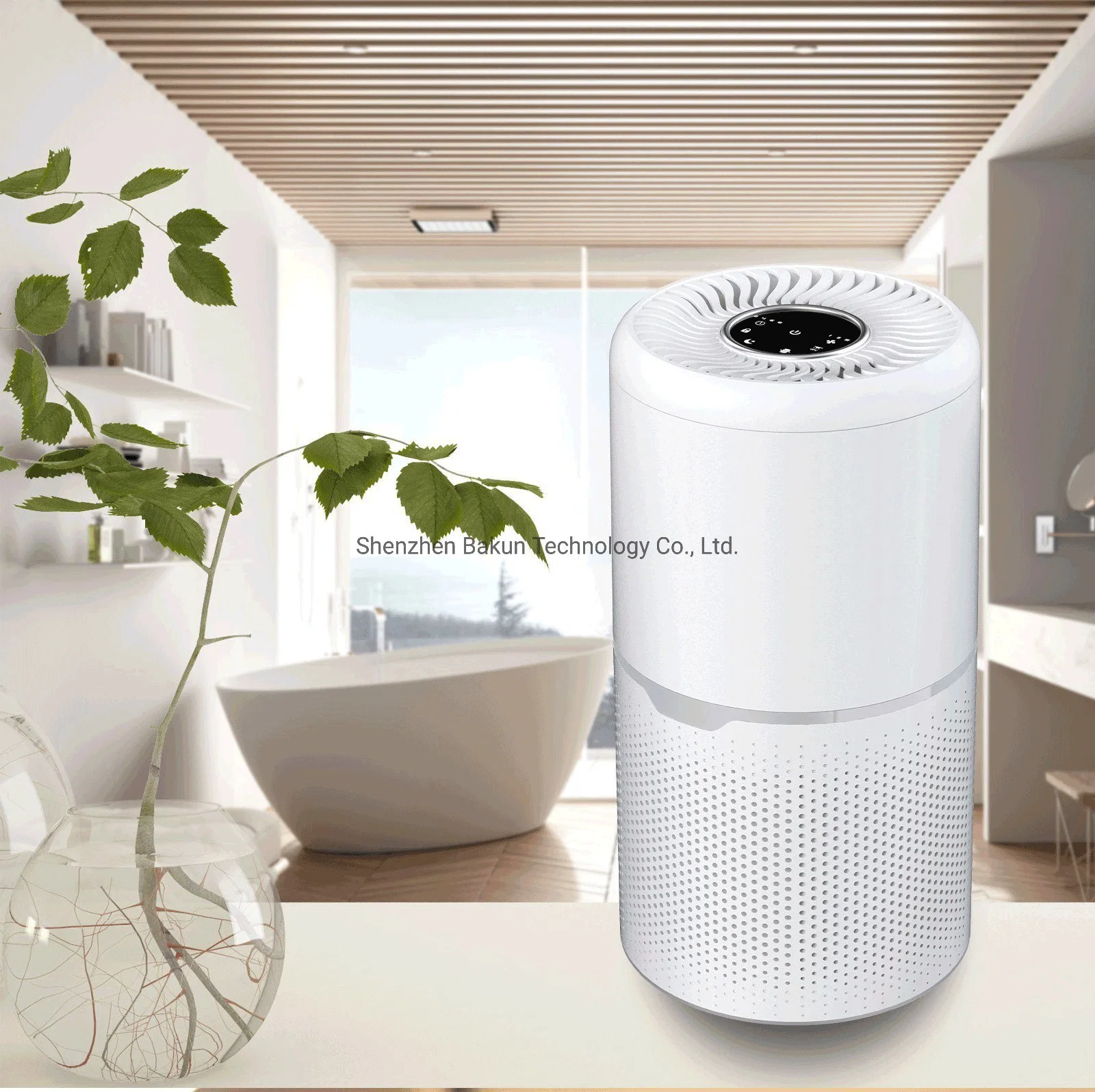 Home Digital Display Anion Multiple Screen UV-LED Sterilize Multistage Air Purifier Cleaner