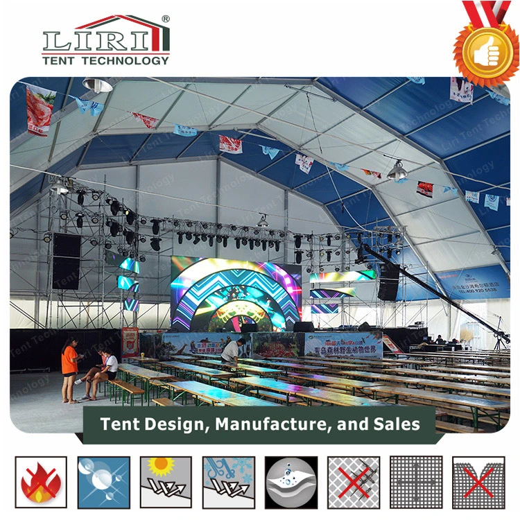 50X50m Huge Concert Polygonal Marquee Music Festival Tent Hall