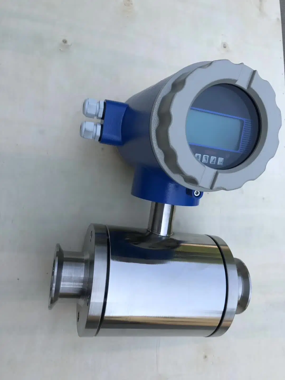 Pulse Output Sanitary DN50 Clamp on Electromagnetic Draught Beer Flow Meter