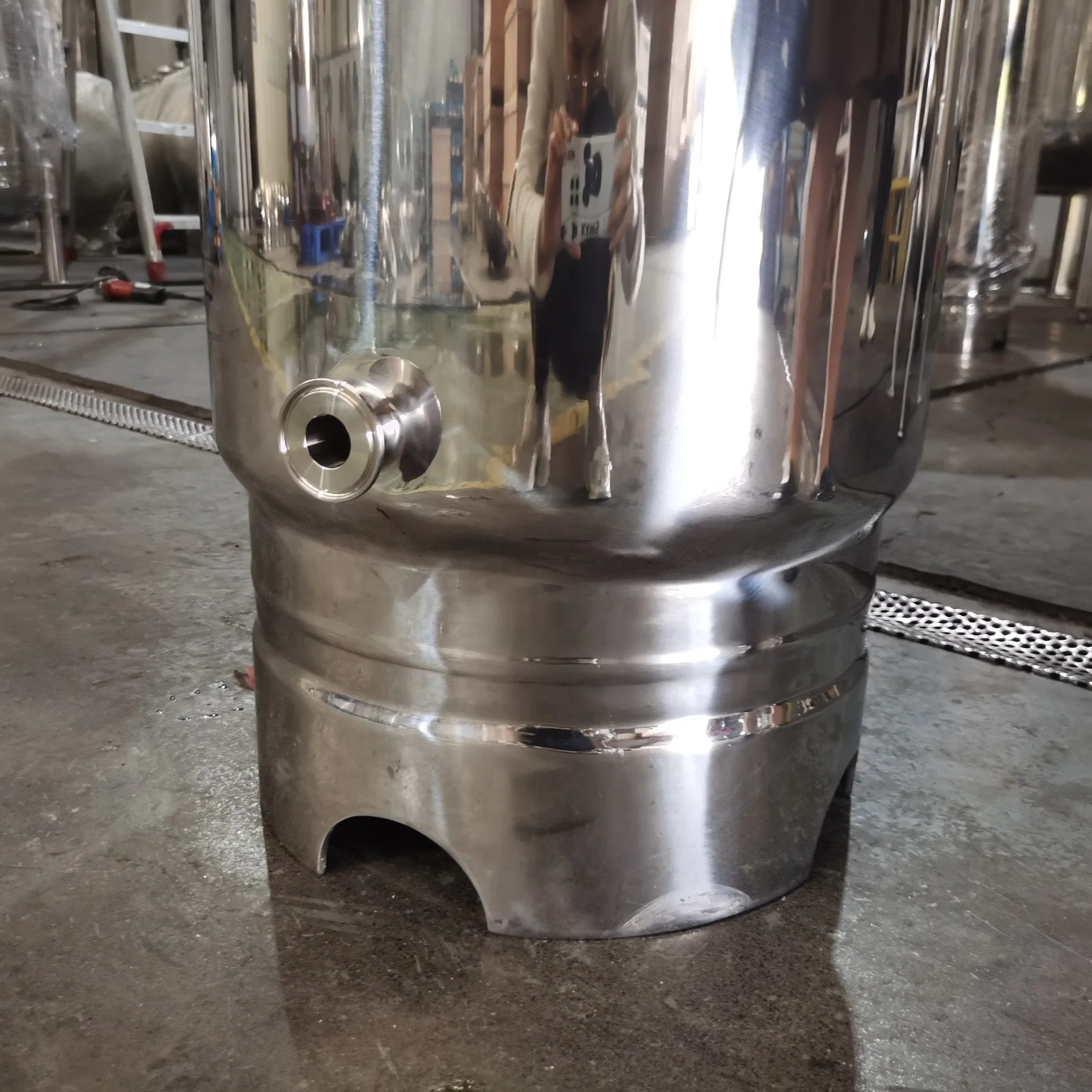 Stainless Steel 500L 1000L 2000L Dimple Jacket Wine Fermenter Bright Tank Brewery Beer Fermentation Tank