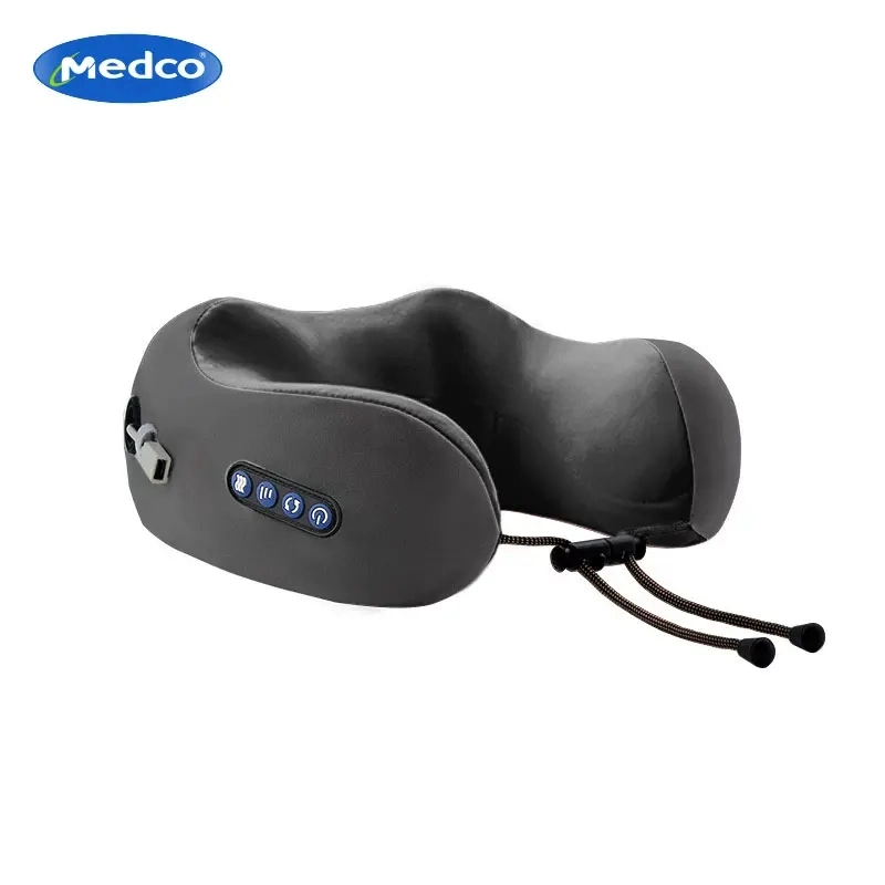 High quality/High cost performance  Portable Memory Cotton Electric Multi-Functional U-Shaped Neck Massager Travel Pillow