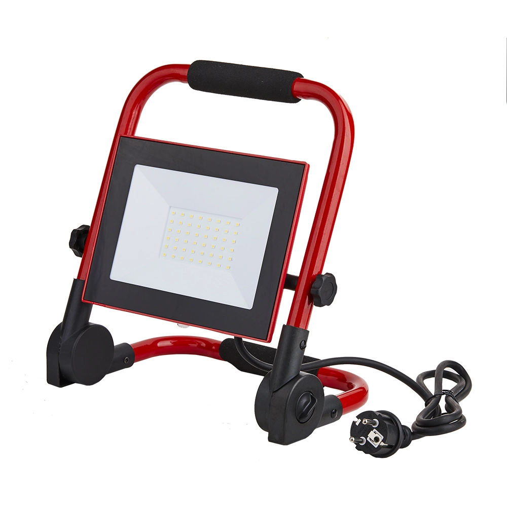 GS Approval Outdoor Car Repair Folding Work Light AC Portable LED Floodlight Site Light 100W 50W 30W 20W 10W