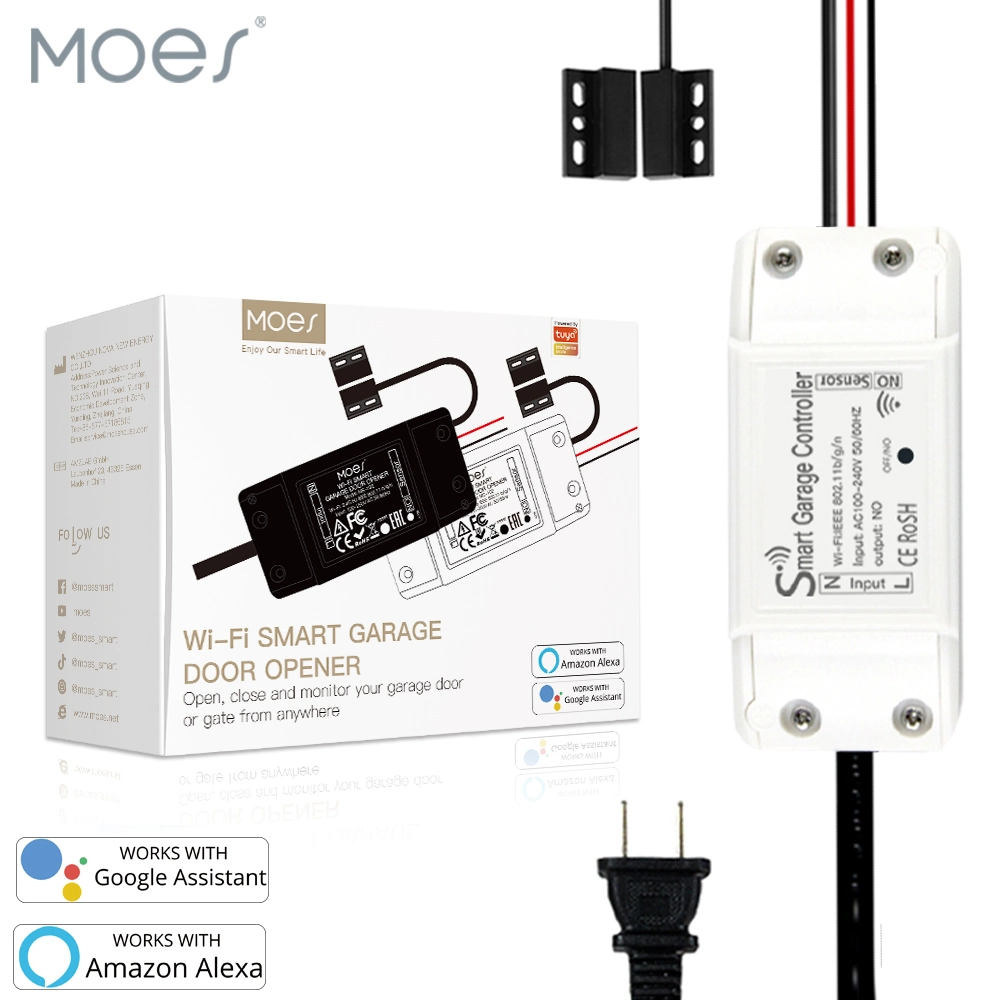 Interruptor automático universal de apertura de puerta de garaje Smart WiFi Tuya Smartlife Con CE RoHS