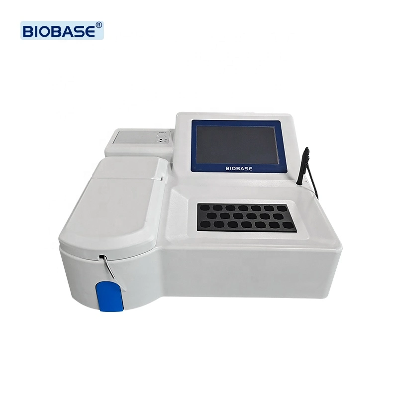 Analizador BioBase de sangre Bioquímica Analizador químico médico Semi Auto