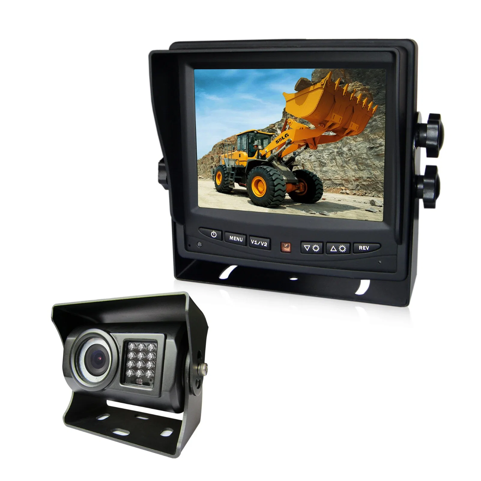 5.6 polegadas LCD TFT Autónomo Monitor de carro para o barramento