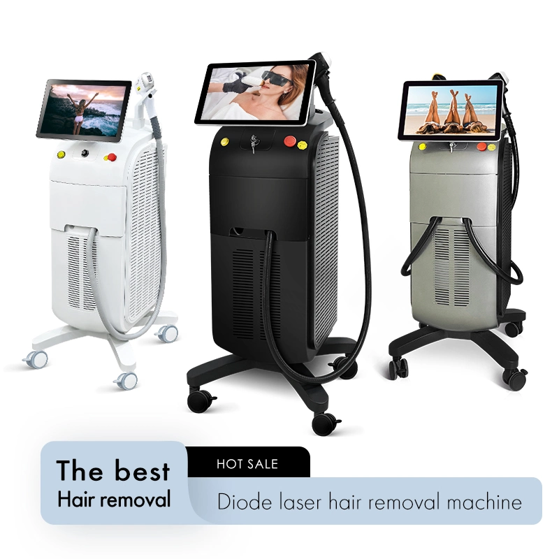 CE Single/3 Wavelength Hair Removal 808nm Diode Laser / Machine Laser Diodo 808nm Beijing Sanhe