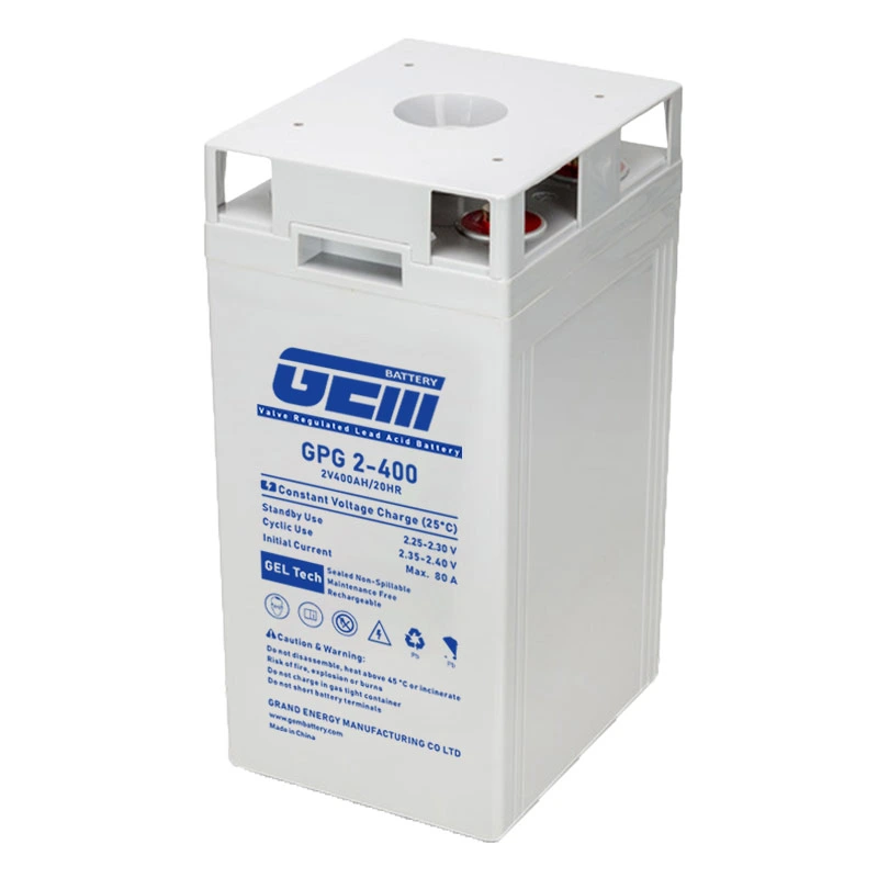 Bateria de gel SiO2 2V300AH para aplicações industriais Premium da China para aplicações de gel Bateria de reserva de energia renovável