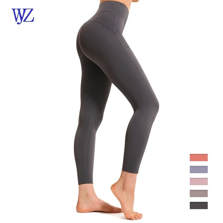 Custom High Waisted Breathable Gym Tights Sports Compression Scrunch Women Yoga Pants