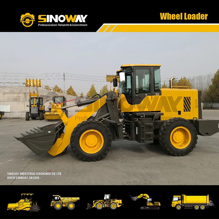 New Wheel Loader Zl50 Sinoway Pay Loader for Sale