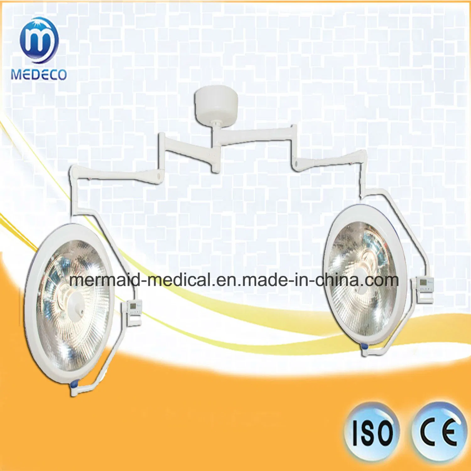 Lâmpada/luz médica de halogéneo sem sombras para instrumentos hospitalares (Xyx-F700/700 ECOAO37)