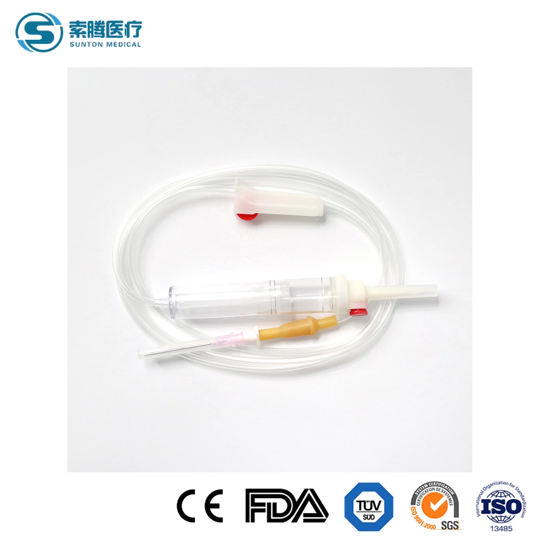 Sunton Blood Transfusion IV Set China Medical Disposable Blood Transfusion Set Manufacturer Blood Transfusion Set Disposable Blood Transfusion Set with Filter