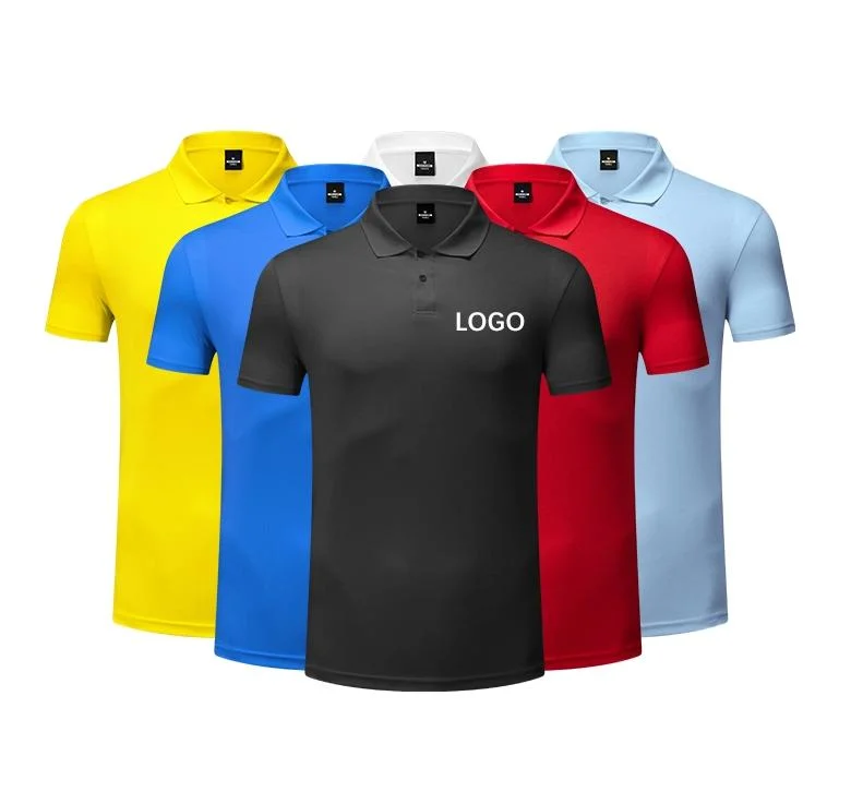 2023 New Summer Customized Casual Plain Short-Sleeve Enterprise Colorful Soft Comfortable Cotton Polyester Put Your Logo Polo Shirts