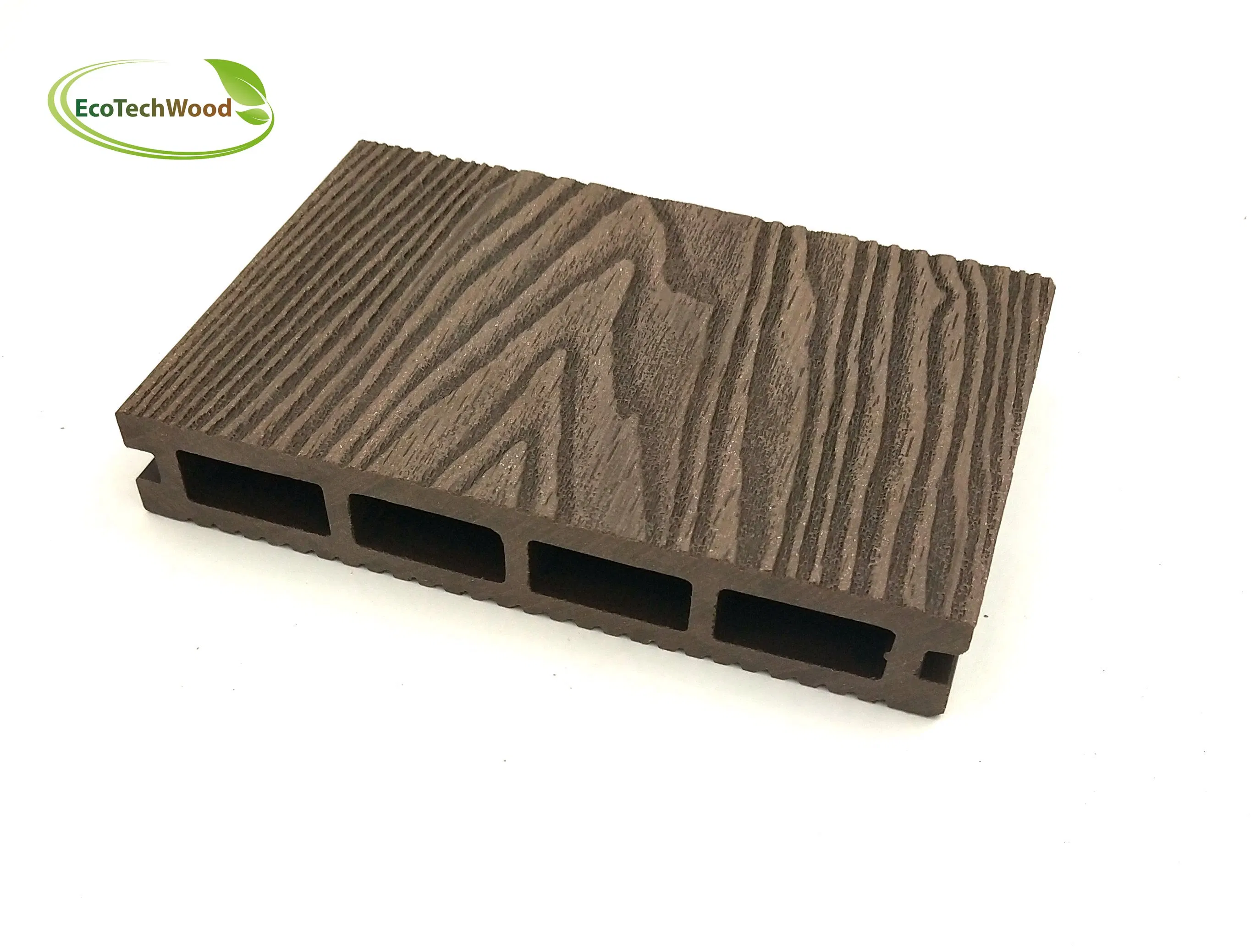 Hot Sales 3D Wood Grain WPC Wood Plastic Composite Decking