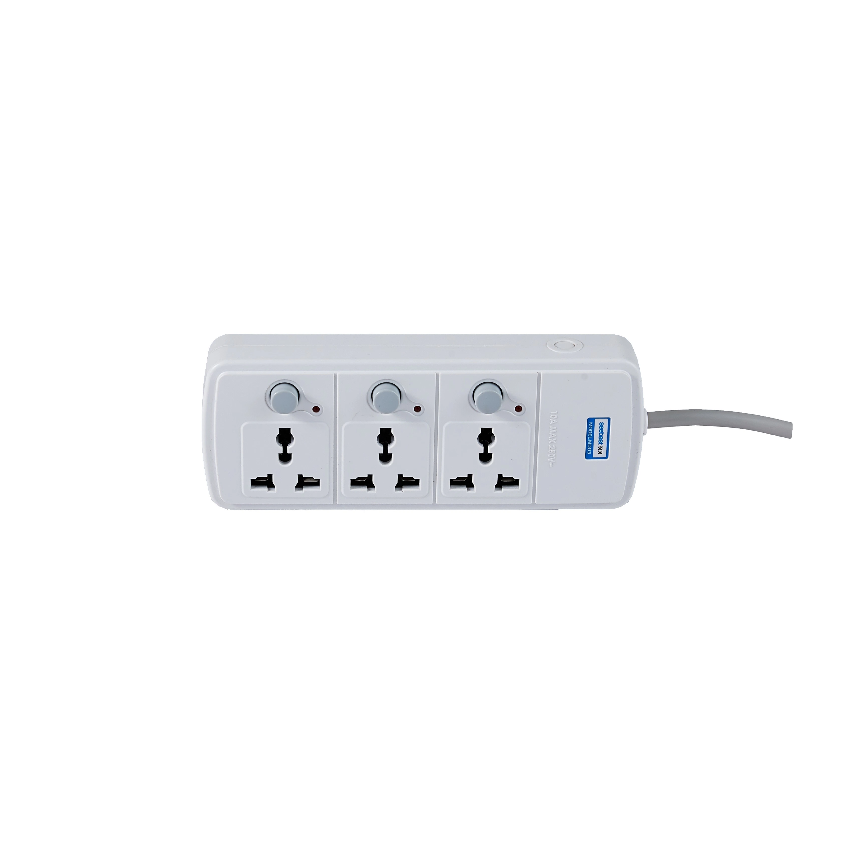 Universal Power Strip 250V 10A Electrical Industrial Socket