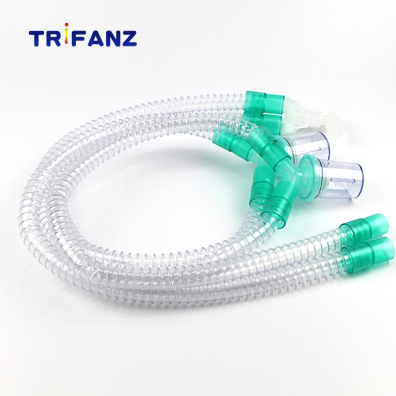 Hospital Surgical Equipment FDA ISO Disposable Smoothbore Ventilator Circuit Made in China