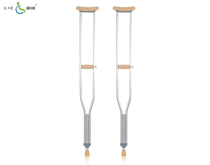 Manufature Light Weight Adjutable Underarm Crutch Walking Cane for The Elderly