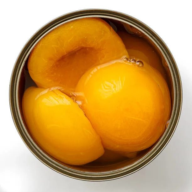 Sweet Juicy Canned Fruit Yellow Peach Halves in Syrup 820g