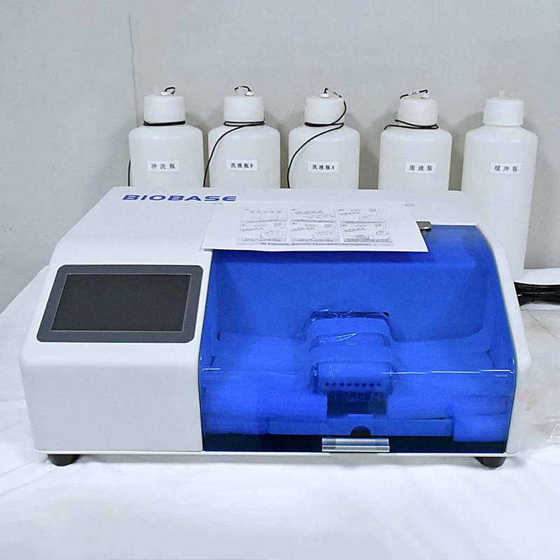 Biobase Clinical 96 Well in Stock Elisa Microplate Reader Washer for Lab