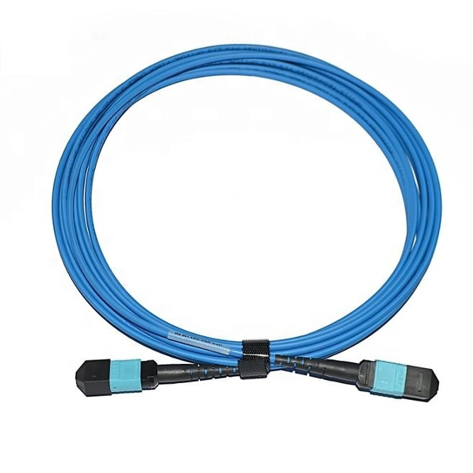 12 Strands Multimode Fiber MPO Cables for Data Center