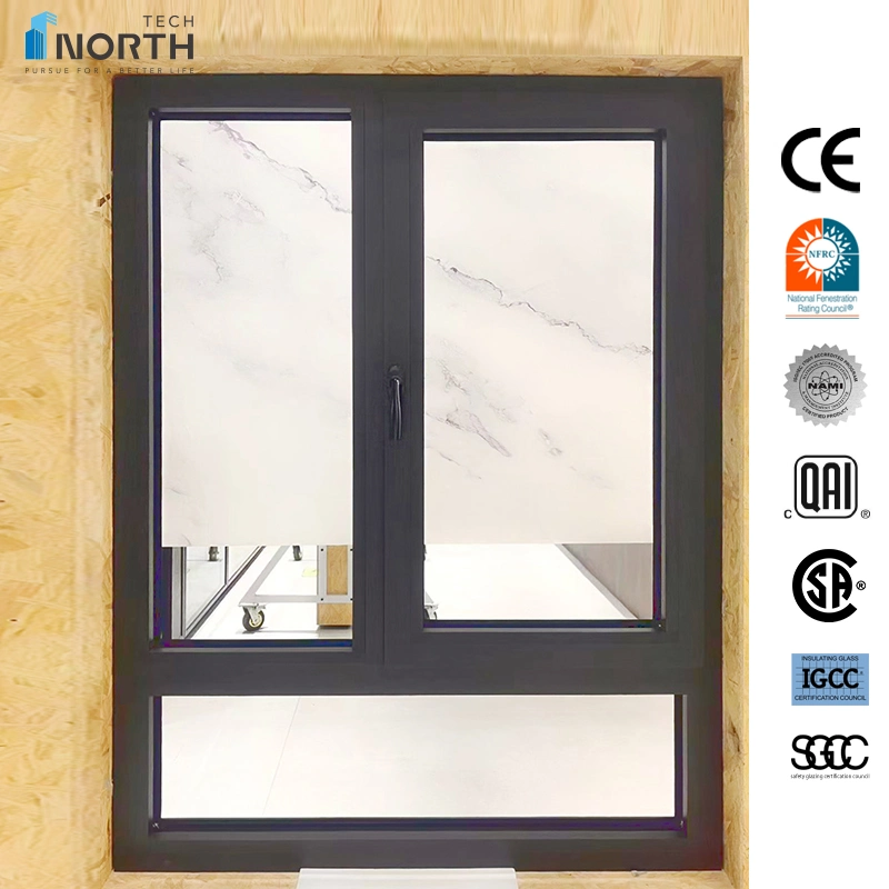 Northtech Casement Schiebemarkierung Kippen und drehen UPVC PVC Vinyl Aluminium Schlagfenster und Türen mit NFRC Nami CE Qai Zertifizierung