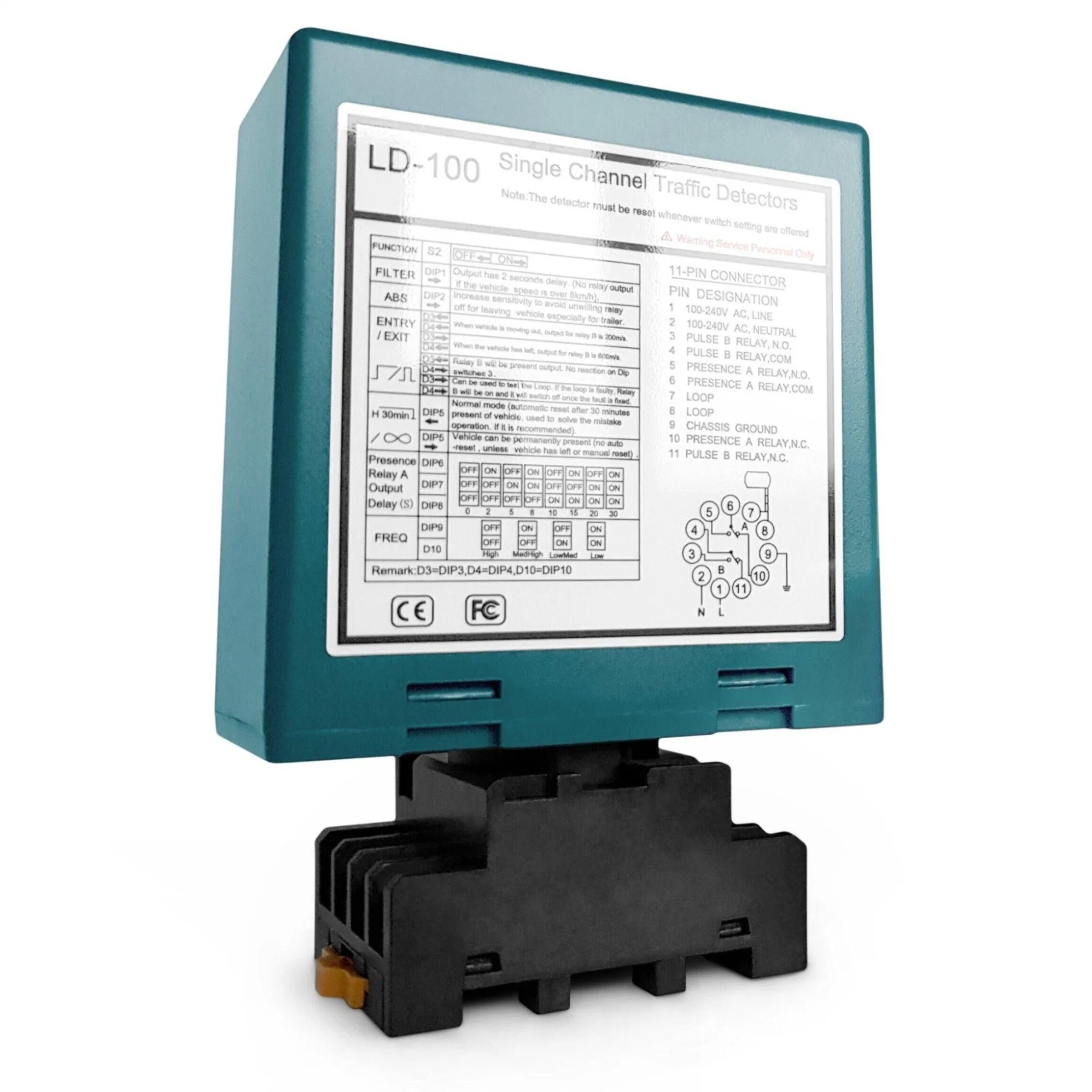 Loop Detector Ld-100 Single Vehicle Loop Detector for Car Counting System