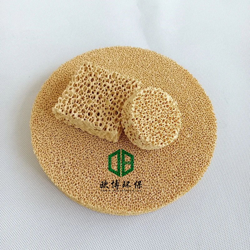 Obbo Zirconia Ceramic Foam Filter для чугуна с расплавленной сталью Фильтрация