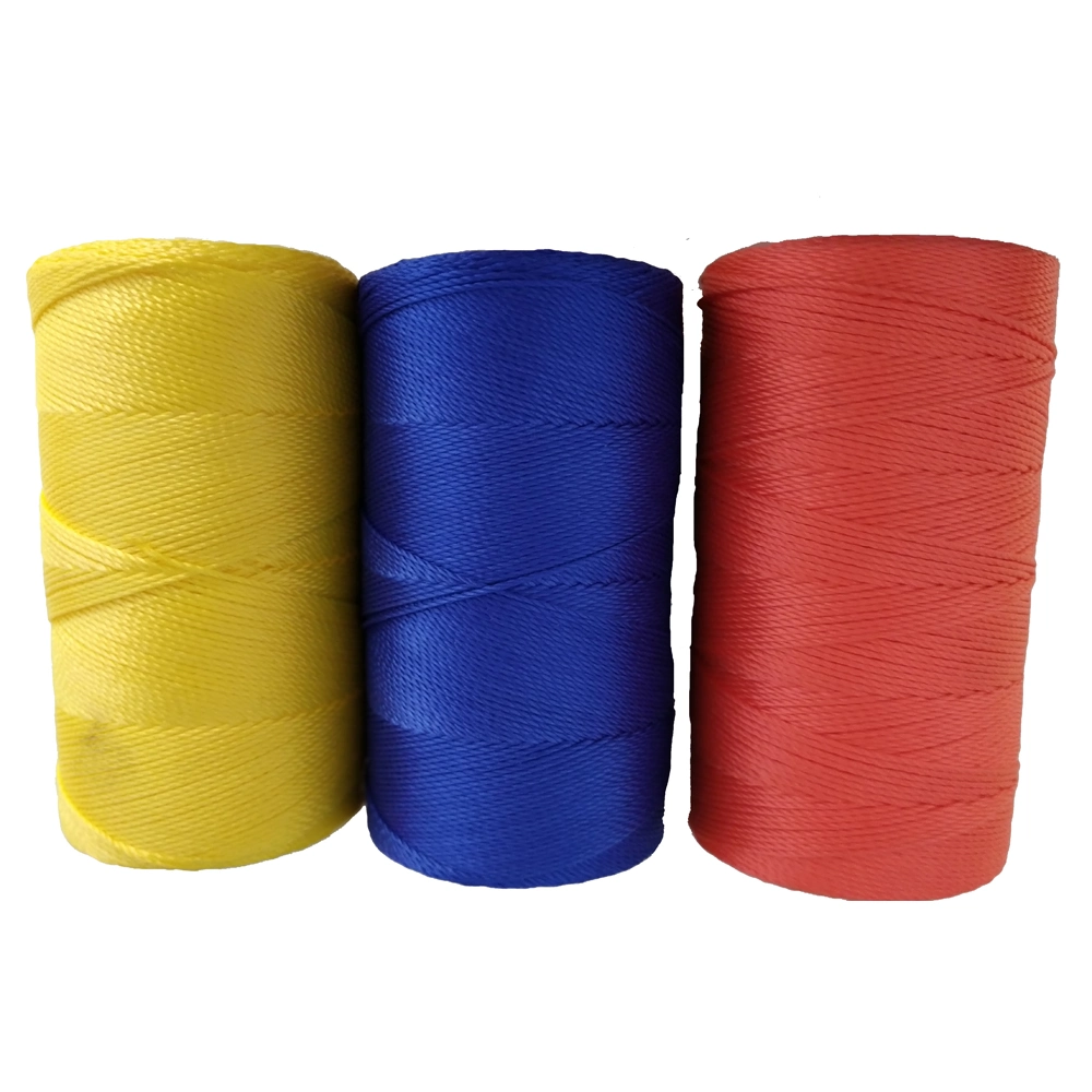 1 mm Orange Tying Twine Polypropylene 3 Strand Twisted Twine Building Line