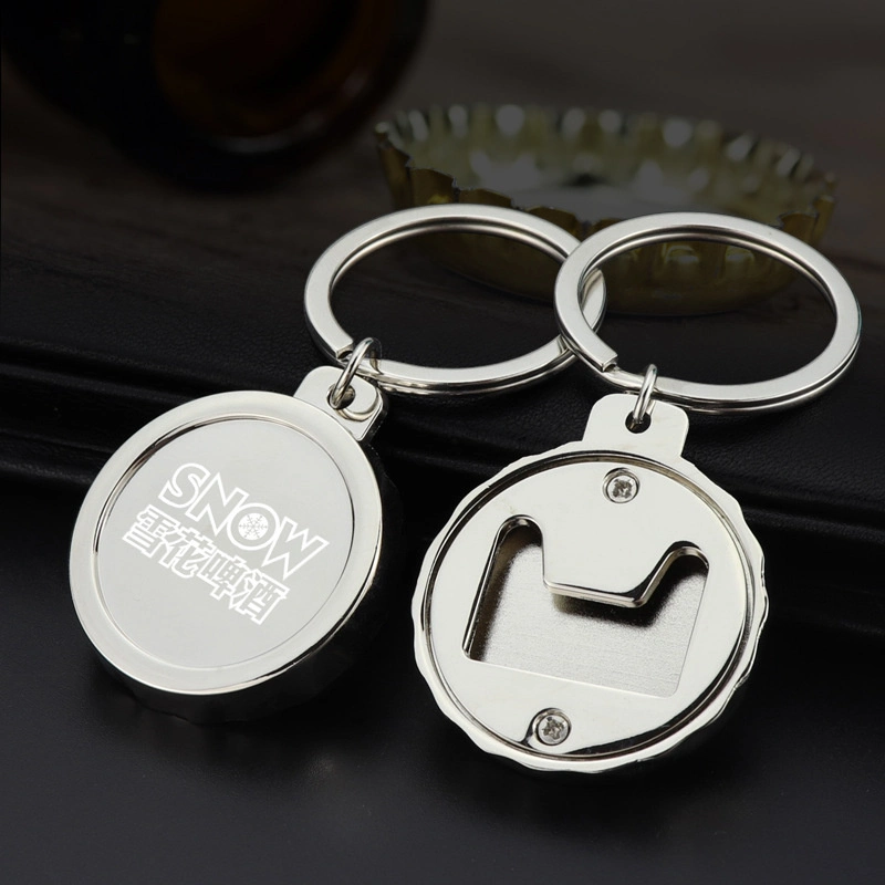 Factory Wholesale/Supplier Custom Logo 3D Blank Soccer Beer Mug Coke Bottle Cap Opener Key Chain Activities Give Gifts Alloy Metal Keychain