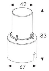 IP67 1.6W 220V привели Inground открытый алюминиевый Сад площади лампа CE