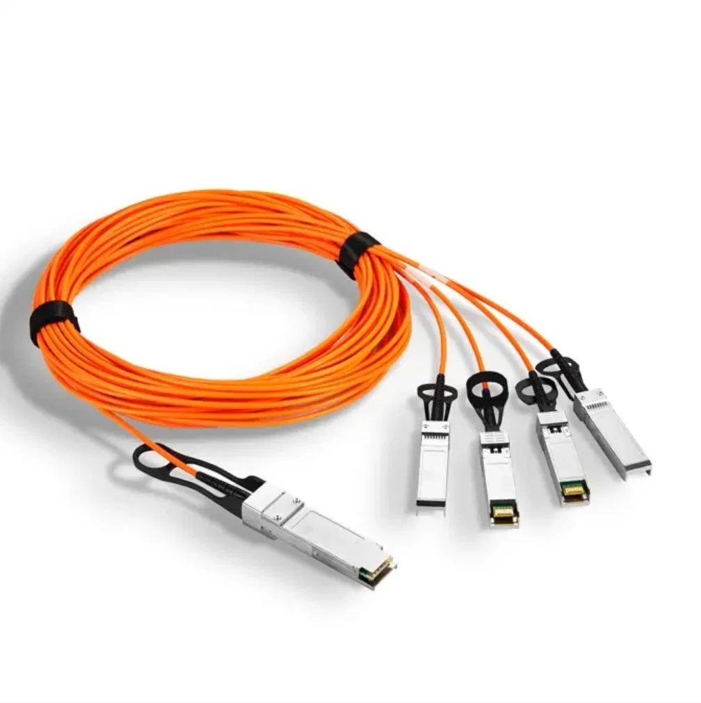 La AOC de red 40g compatibles Qsfp+ Aoc Cable Óptico activo