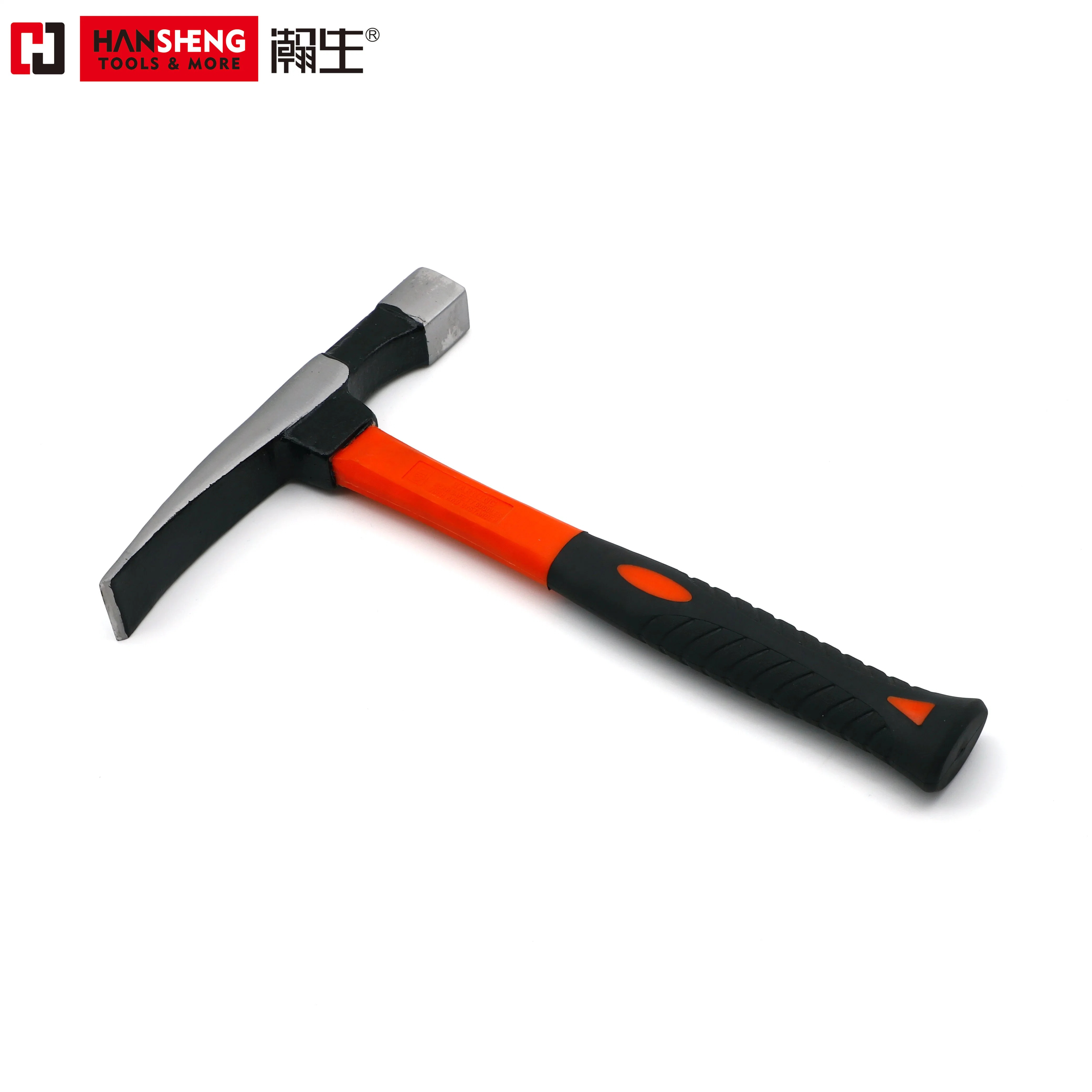 Professioneller Hammer, Handwerkzeuge, Hardware-Werkzeuge, aus Kohlenstoffstahl, Vollkopf poliert, Spiegelpolitur, Holzgriff, PVC-Griff, Maschinenhammer