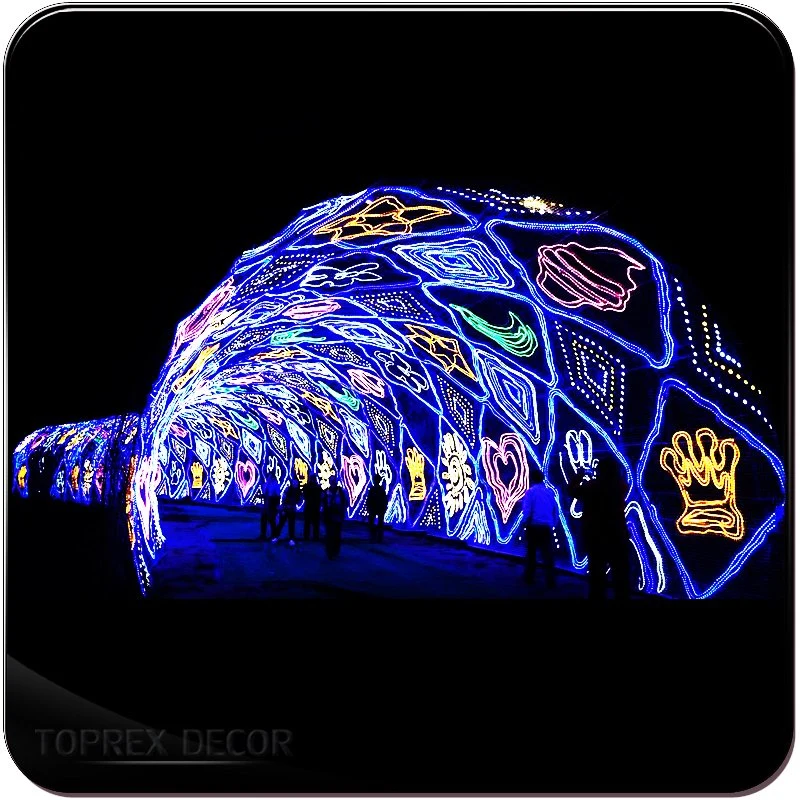 Toprex Decor Christmas Decorations Outdoor Inflatable Progress Lighting P2063-LED Arch LED