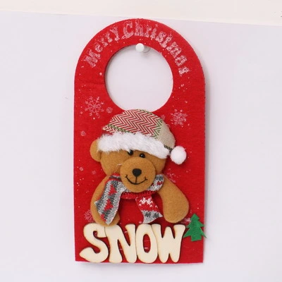 Wholesale Lovely Snowman Figure Christmas Party Front Door Hanger