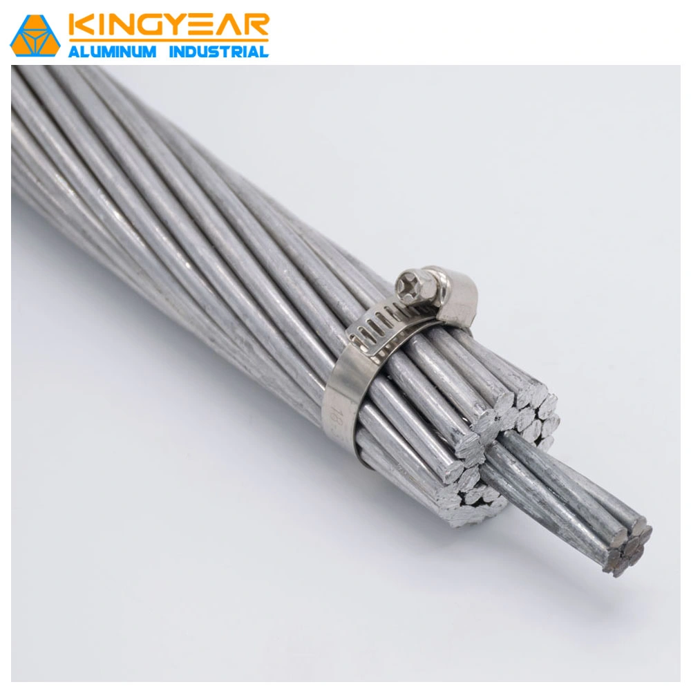 Galvanized Steel Core Aluminum Hda/ACSR Conductor 100mm2 Dog Hare Hyena BS 215