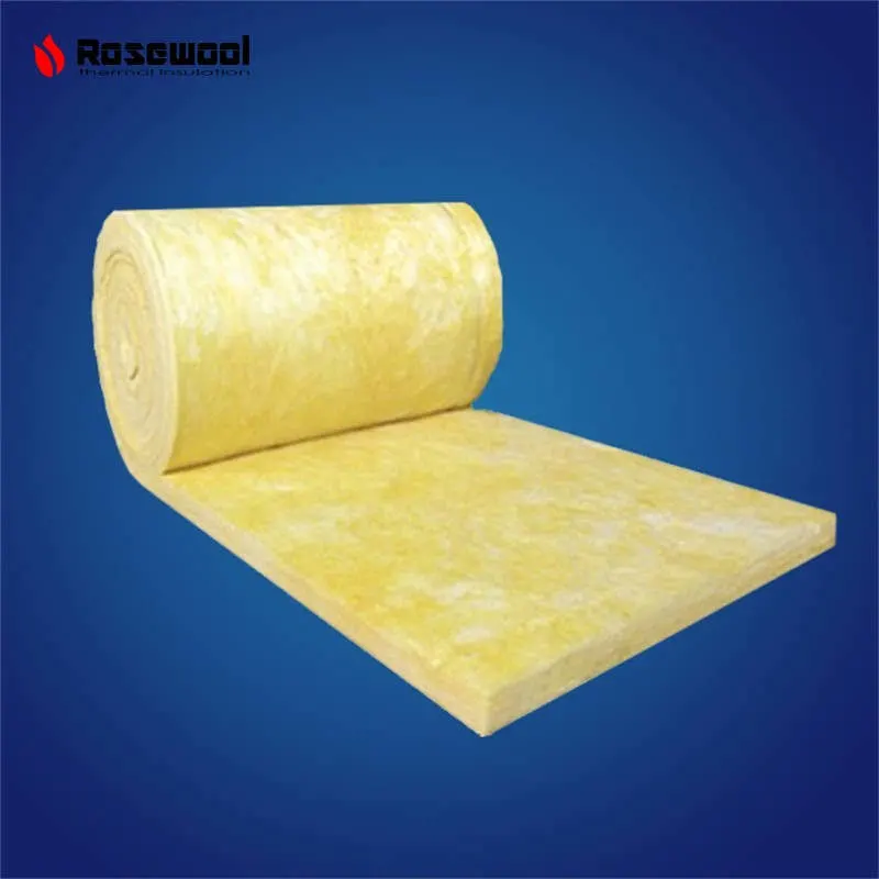 12-48 Kg/M&sup3; 25-150mm Thermal Insulation Materials Glasswool Glass Wool Blanket From Certified Supplier